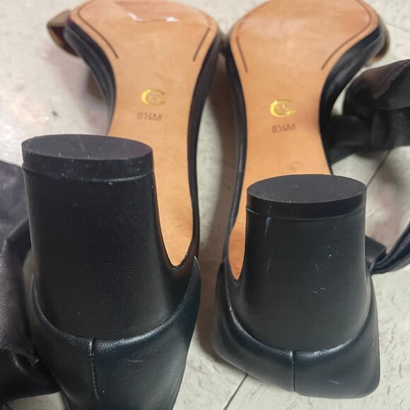 30 CROSBY DEREK LAM Womens Sz 8.5M Leather Ankle Strap Kitten Heel Sandals - Picture 12 of 12